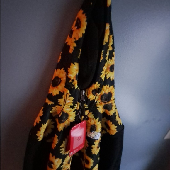 The North Face Black and Yellow Sunflower Jacket - Picture 5 of 8